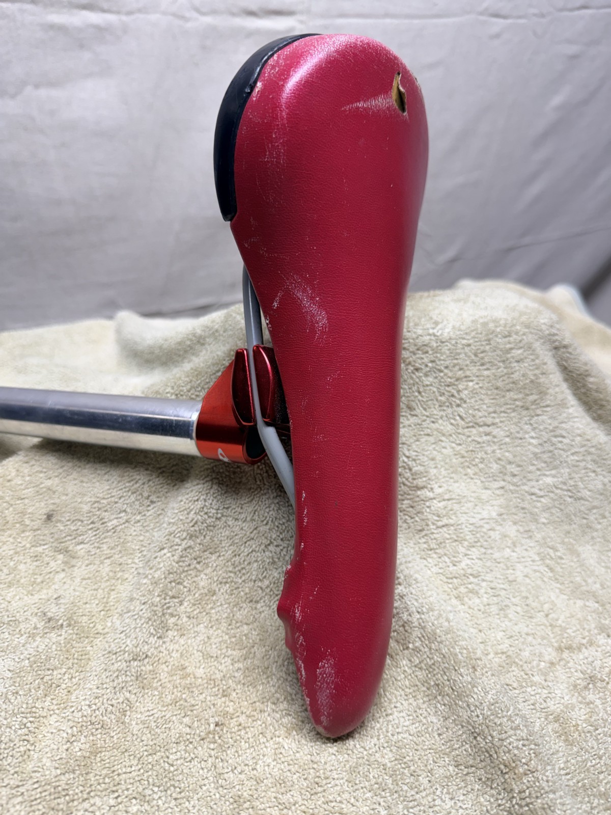 Vintage Mid-School BMX 96 Schwinn XS Seat & Post – Red – Clean 6/10
