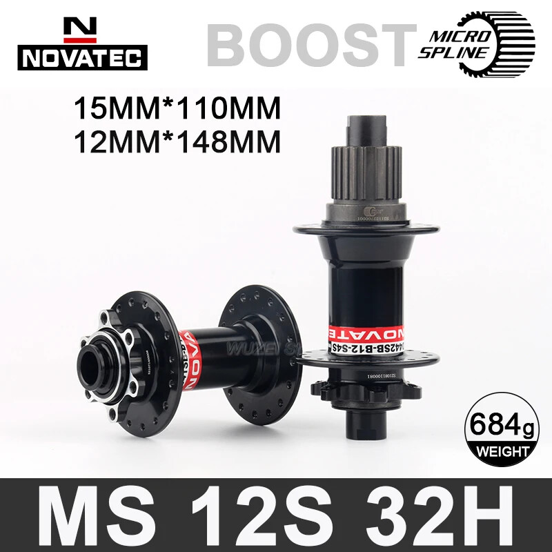 32 Holes Mtb Bicycle Hub Axle Boost Front 2 Rear 6 Bearings Bicycle Hub