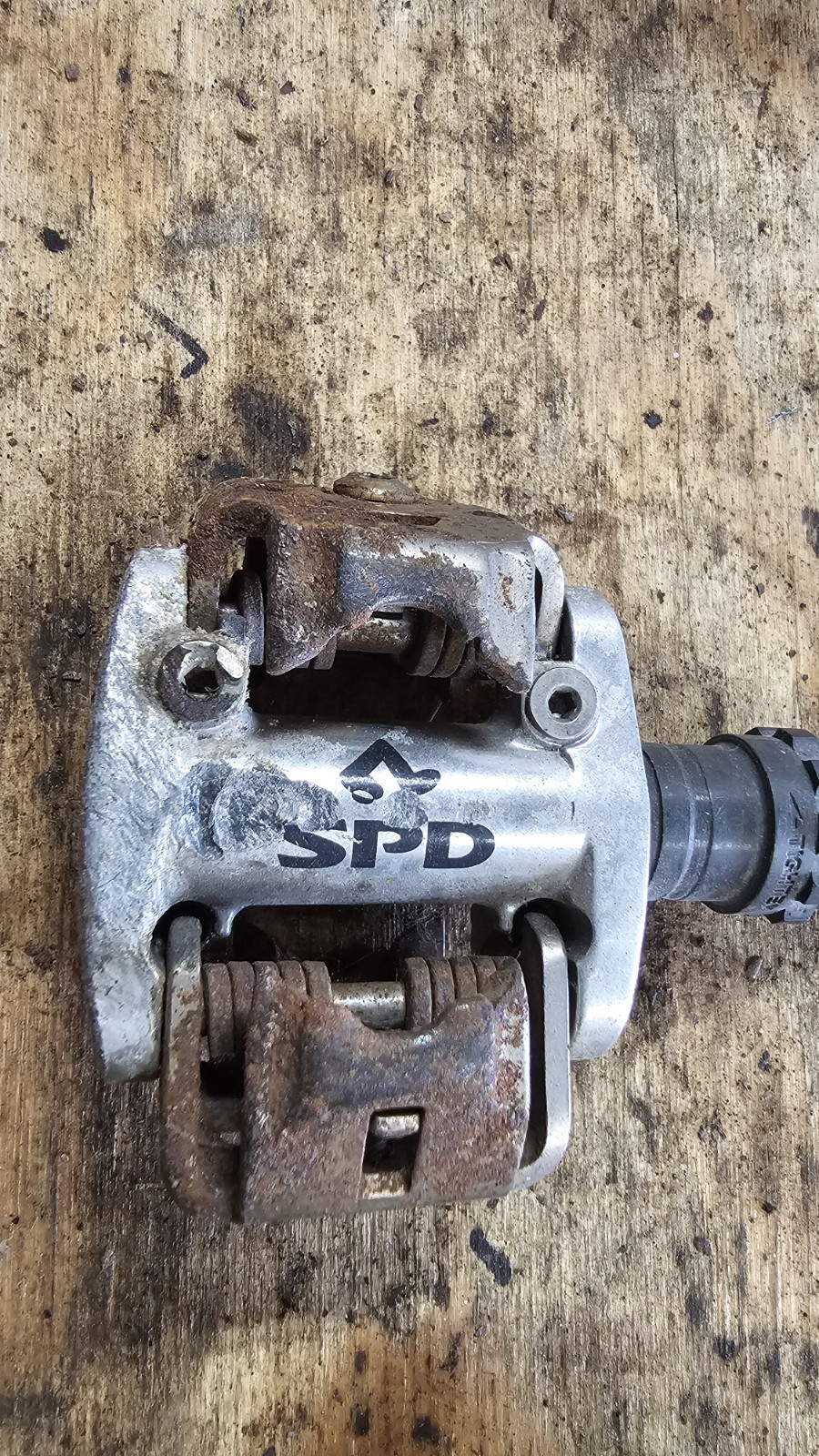 VINTAGE SHIMANO XTR PD- M858 SPD CLIPLESS MOUNTAIN BIKE PEDALS – NO CLEATS