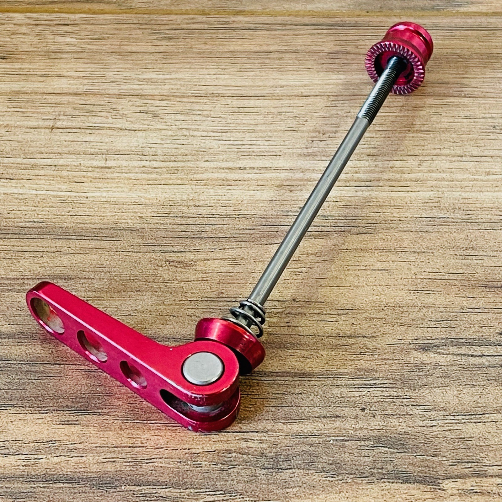  Ringle Ti-Stix Titanium Front Skewer 9mm Red Anodized Vintage 90s