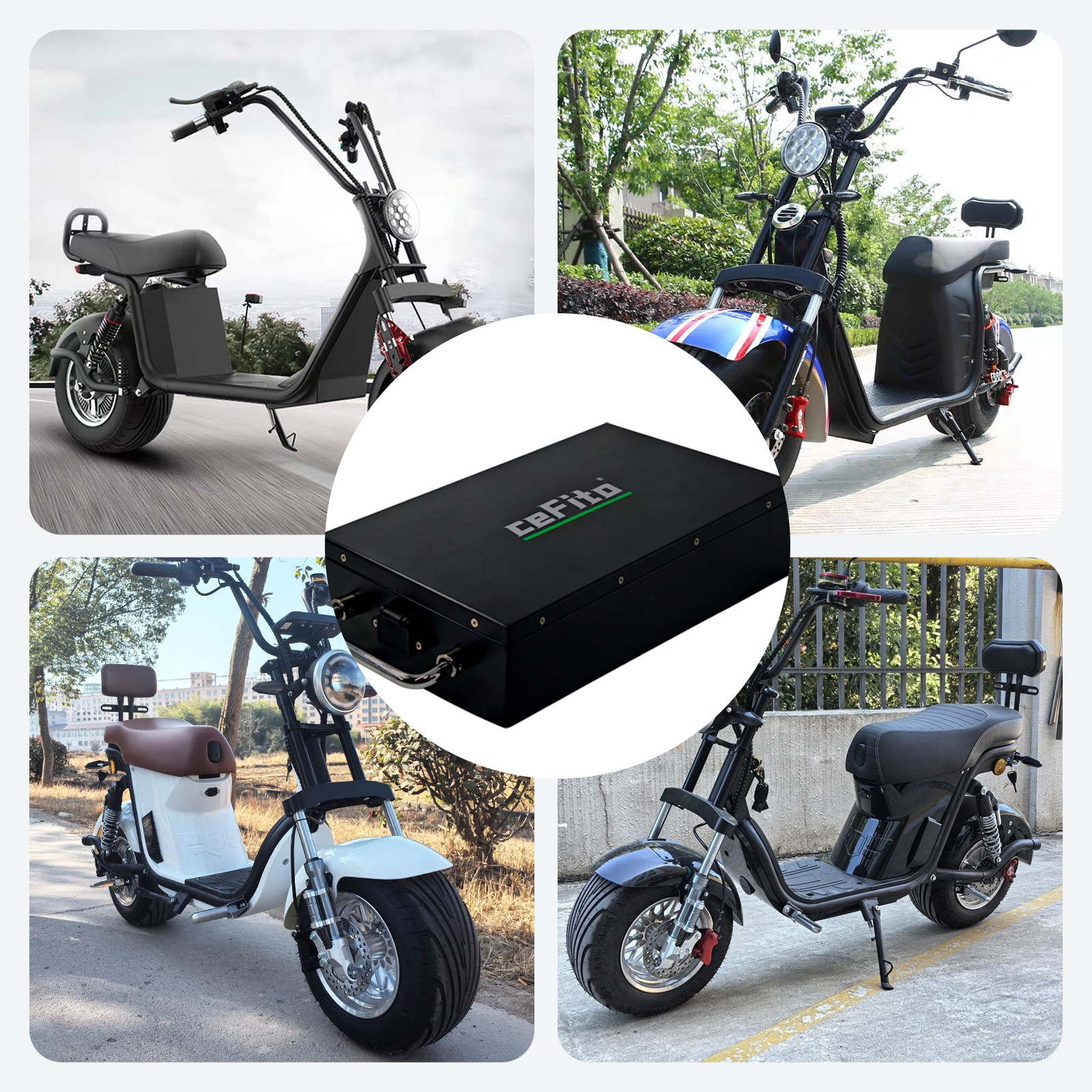 60V 20Ah Battery for 250W 350W 500W 700W 900W 1000W Fat Tire Sco oter