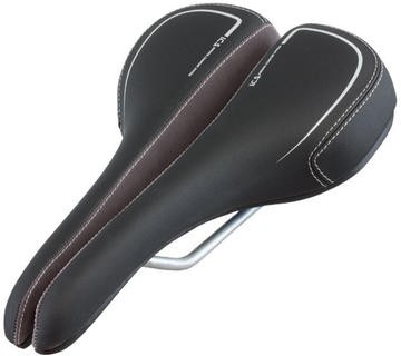 Serfas RX Performance Saddle – 10.43x 6.29″ Chromoly Rails Vinyl Black