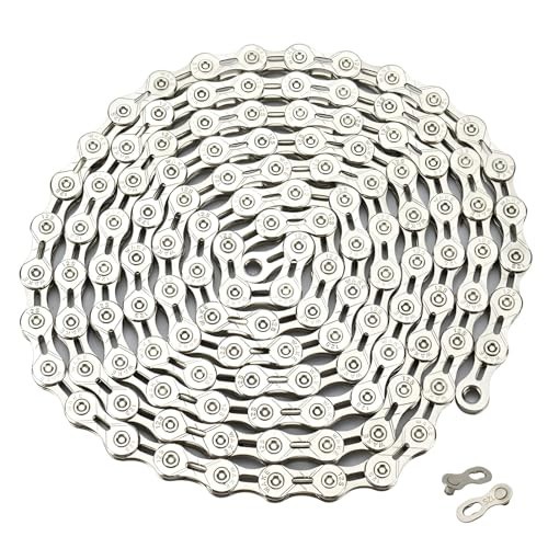 6/7/8/9/10/11/12 Speed Bike Chain, 116/126 Links, Quick Link, Carbon Steel MTB/R