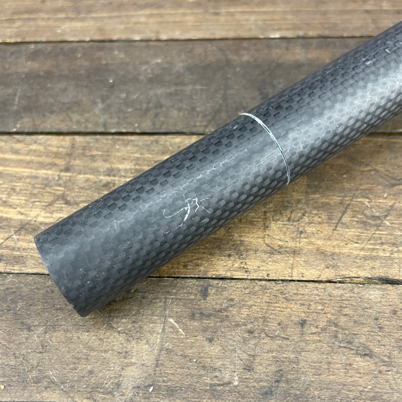 Vintage Sugino Carbon Fiber Seatpost 24.7 mm 285 mm MTB Road 24.7 mm Grooved