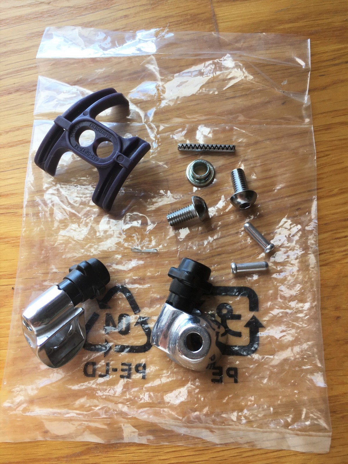Shimano Alloy Downtube Cable Housing Stops New NOS Concave Mount Black Knobbly