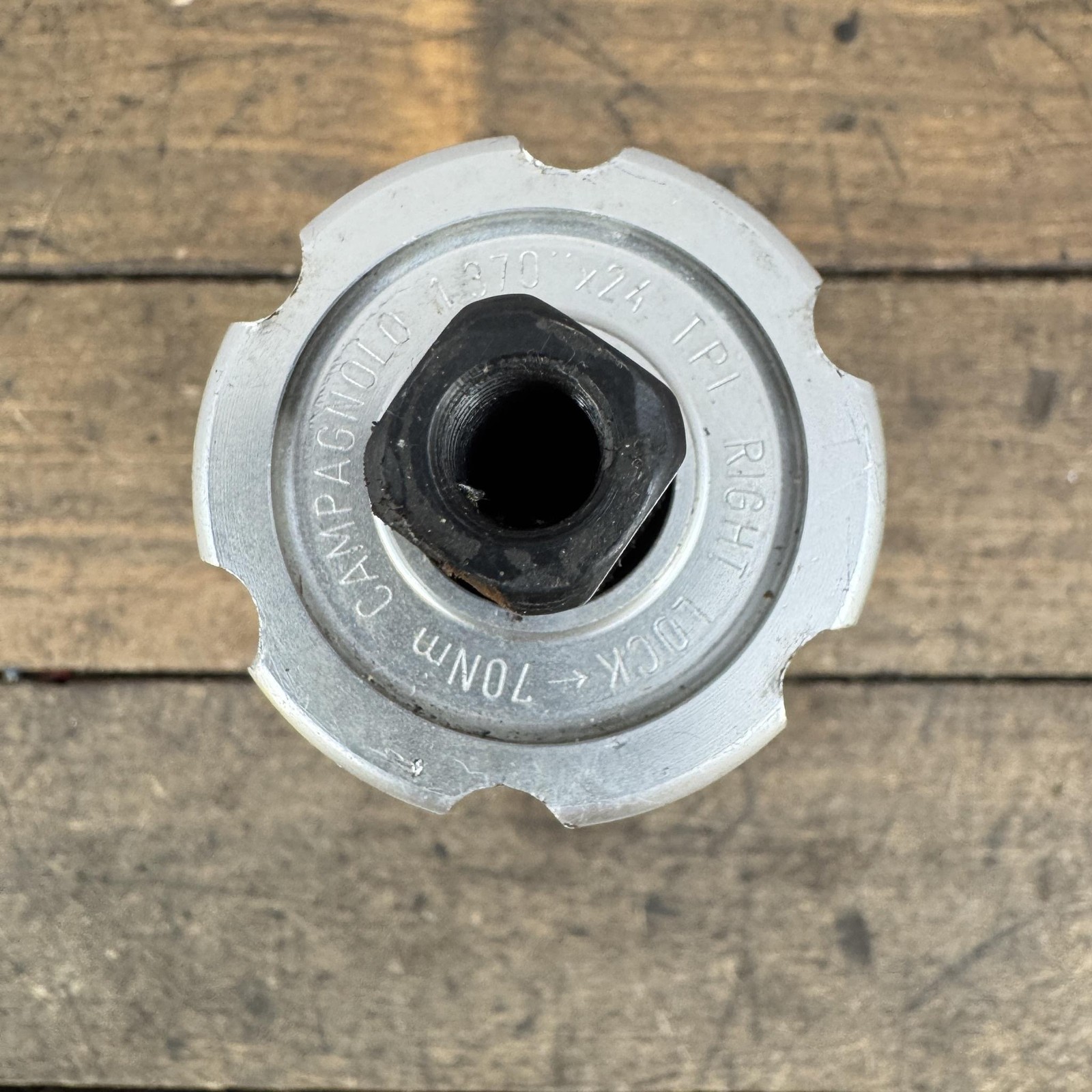 Vintage Campagnolo Bottom Bracket 1.370x24T BSA 111mm ISO English Italy Road