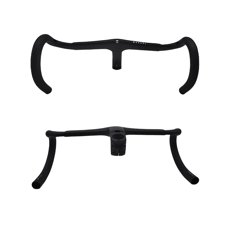 Carbon 380-440mm Internal Wiring Integrated Drop Bar 28.6mm with Bike spacer