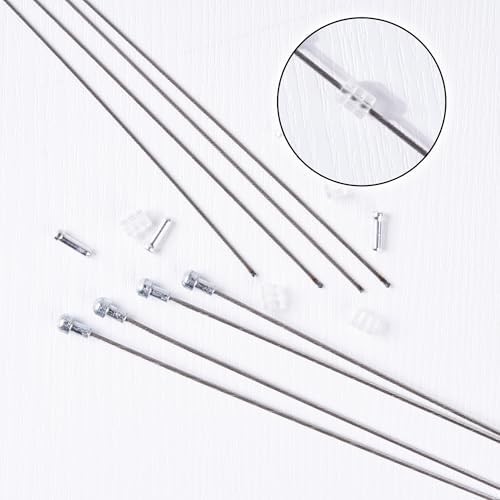 4 Pcs Road Bike Brake Cables,Stainless Steel Bike Brake Inner Cables,Universal R