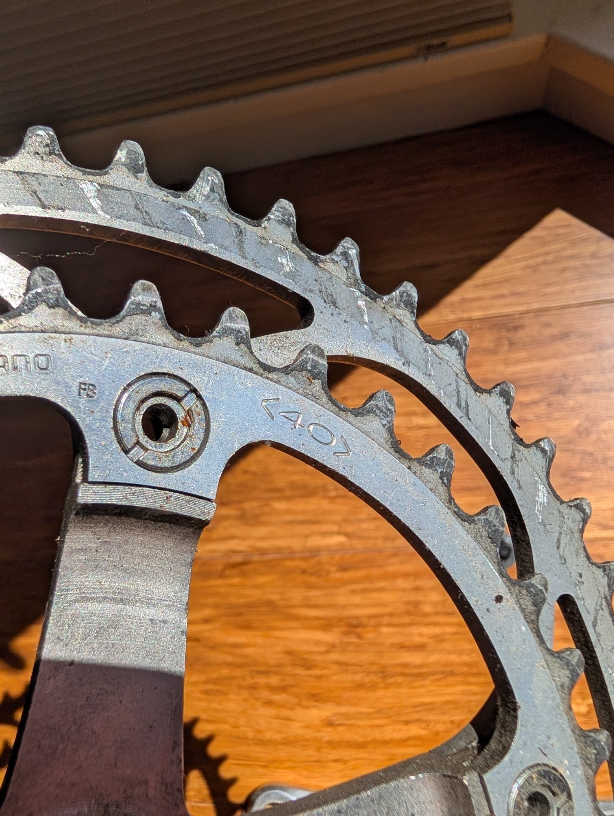Shimano 600 Arabesque Crankset 50T/42T Double 170mm Crank Arm