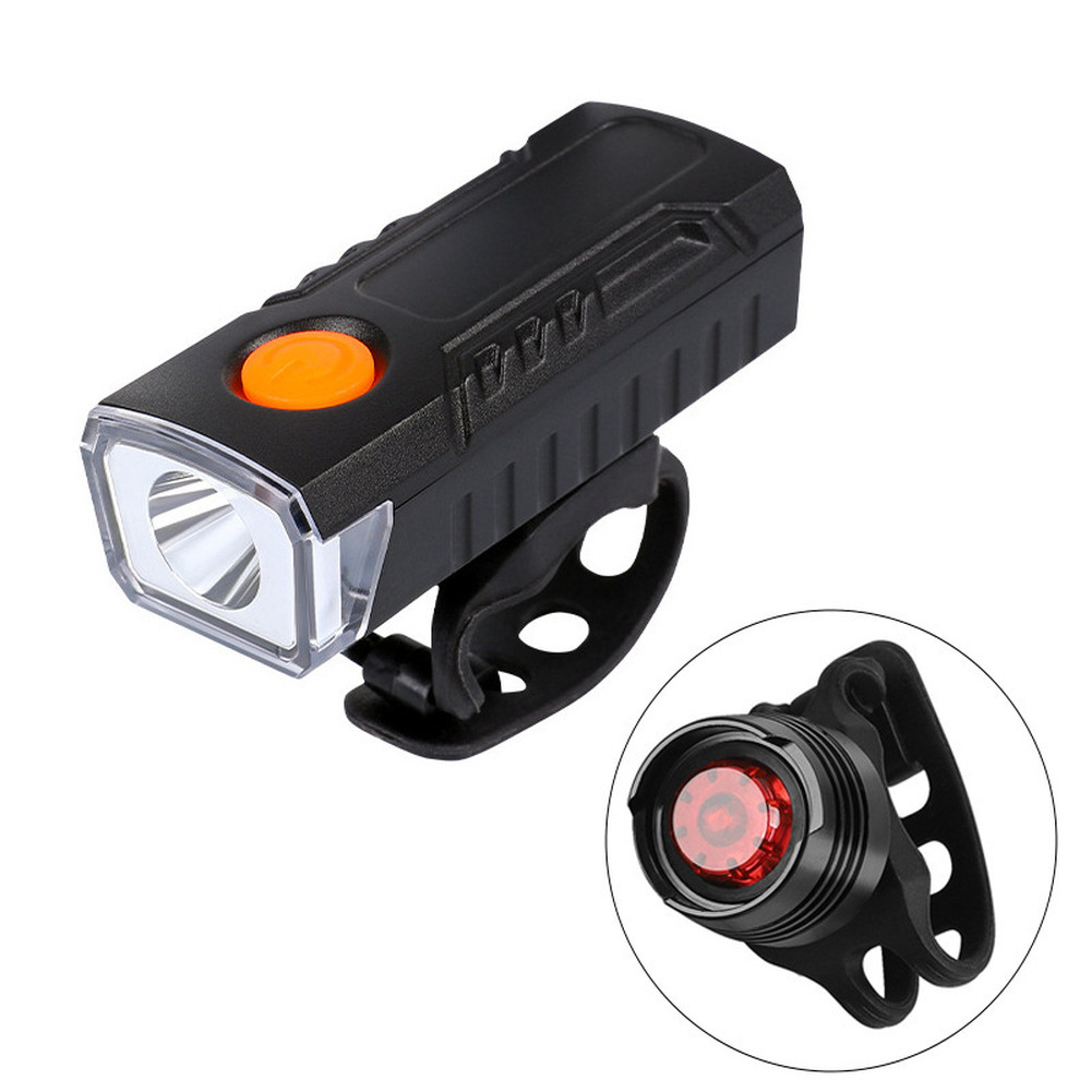 Bicycle Front Light 1200 Lumen Bright LED for Night Riding 7.2x3x3cm Plastic