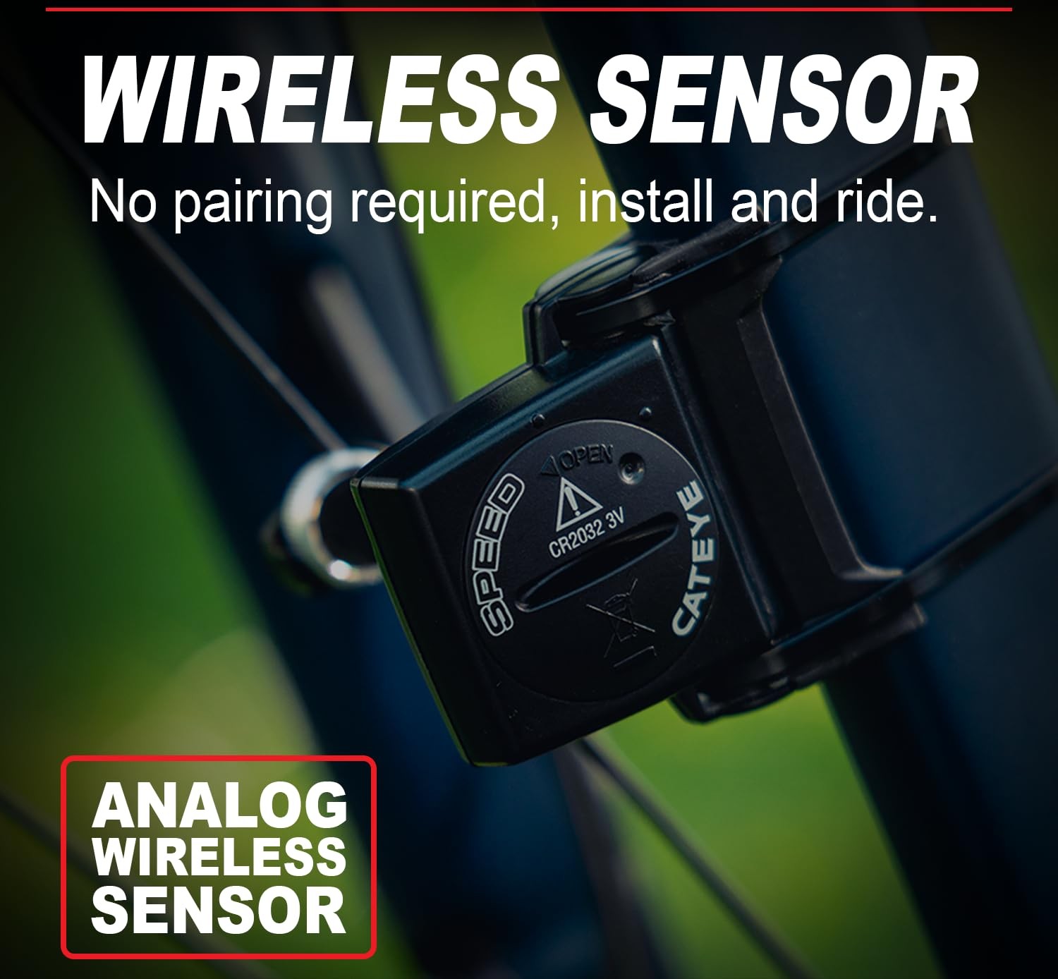 CATEYE – Velo Wireless Bike Computer (Black) Black