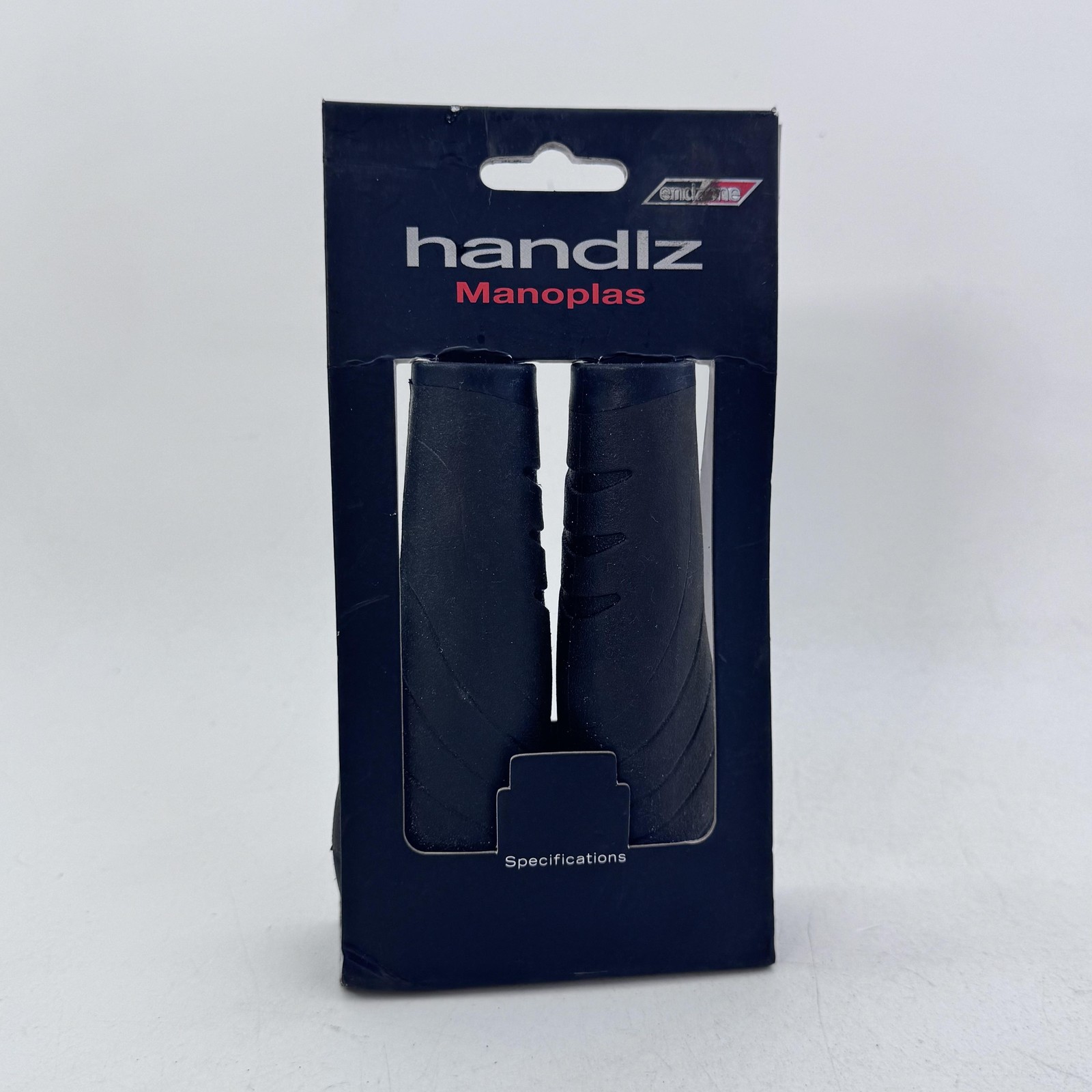 Endzone Handlz Ergo Bicycle Handlebar Grips Clamp Black NOS A59