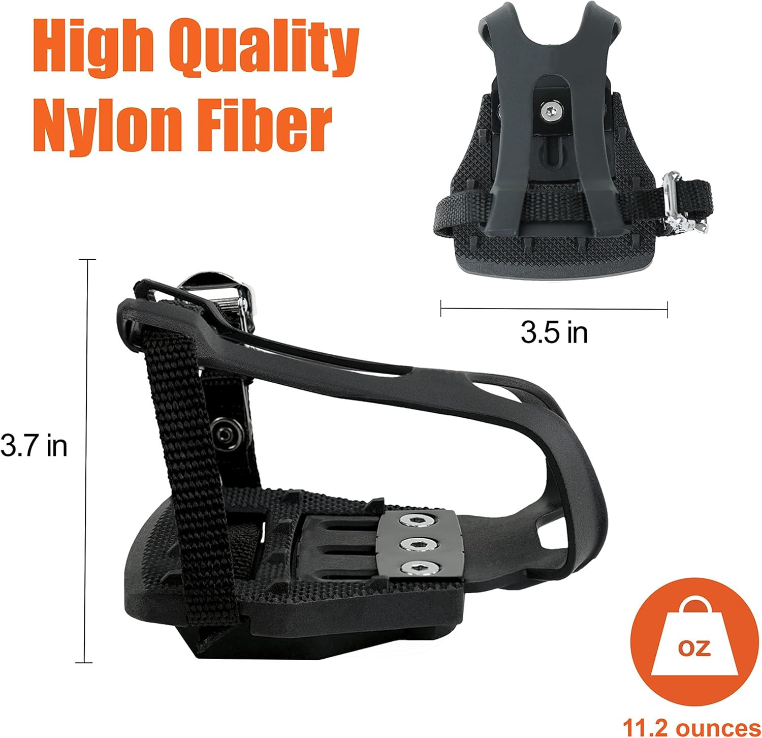 BV Bike Pedals Shimano Spd/Look Delta Compatible 9/16» with Toe Clips – Peloton