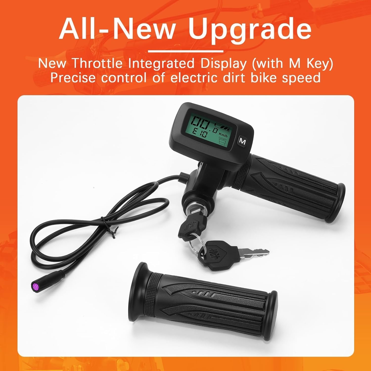 Tuttio Soleil 48V Ebike Speedometer Throttle with M Key Replacement