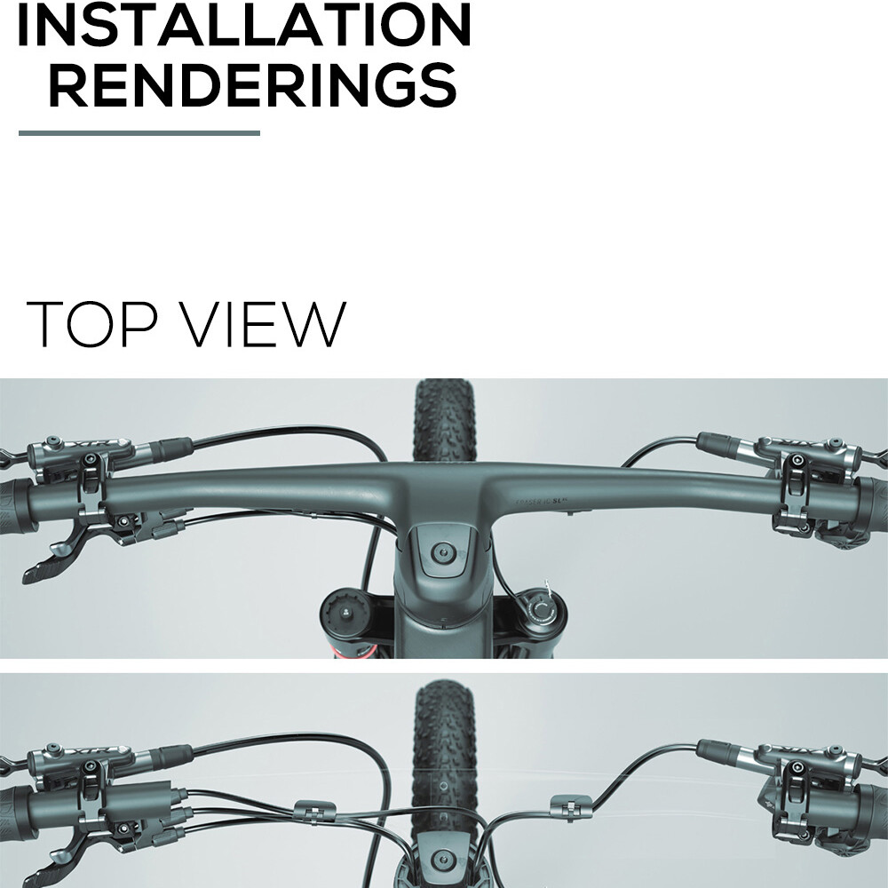 Carbon Mountain Bike Handlebars -20° with Stem FRASER IC SL WC 70-100mm*780mm