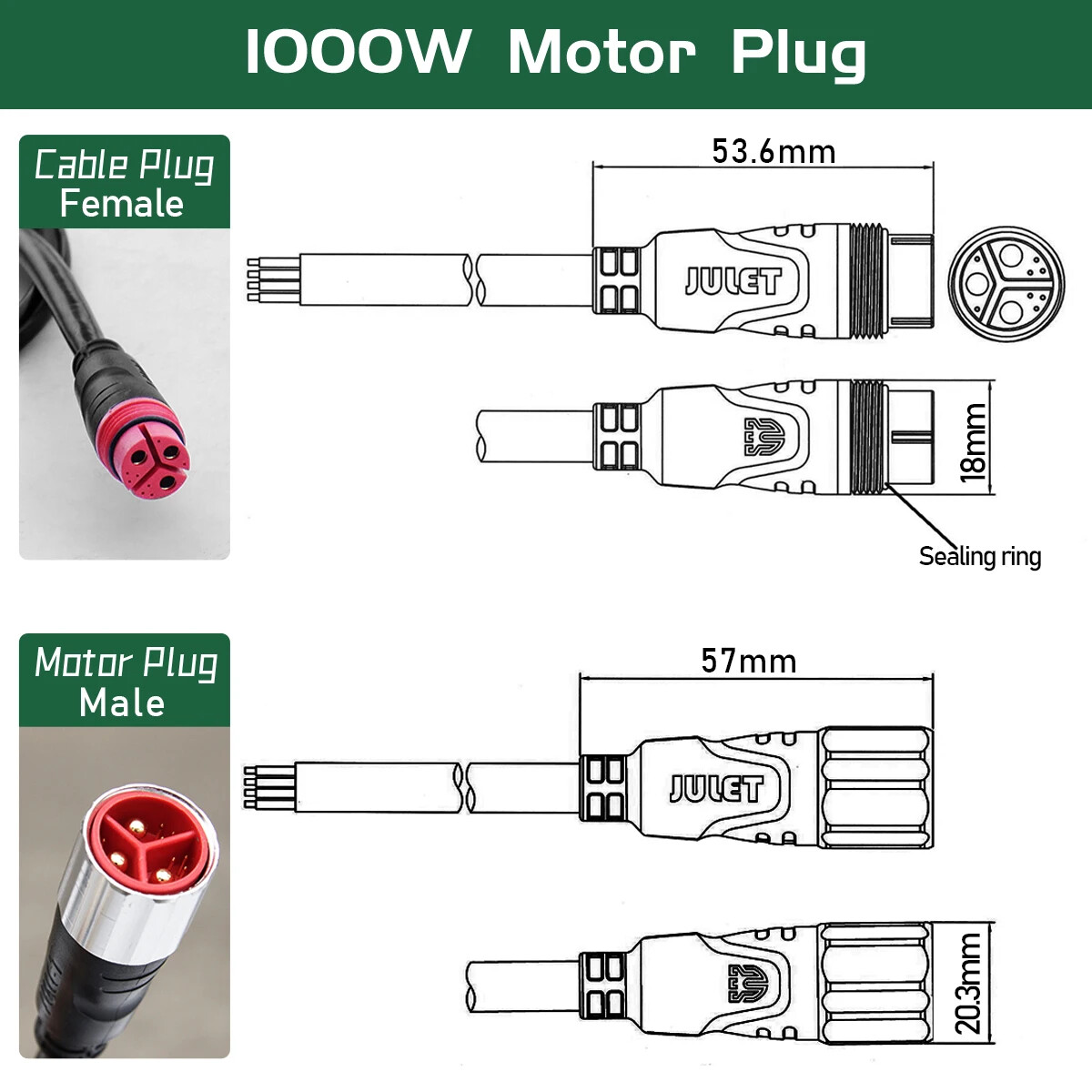 48V1000W Ebike Fat Tire Motor Brushless Gear Rear Rotate Motor Dropout 170-175mm
