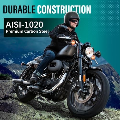 10.5″/267mm Lowering Slammer Rear Shock Suspension Kit for Harley 1980 Black