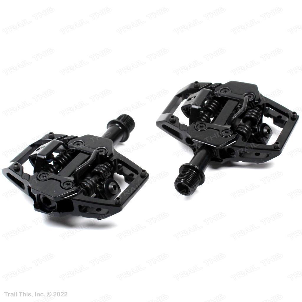 HT Components T2 Enduro Race Bike Style Bicycle CrMo Pedals Stealth Black