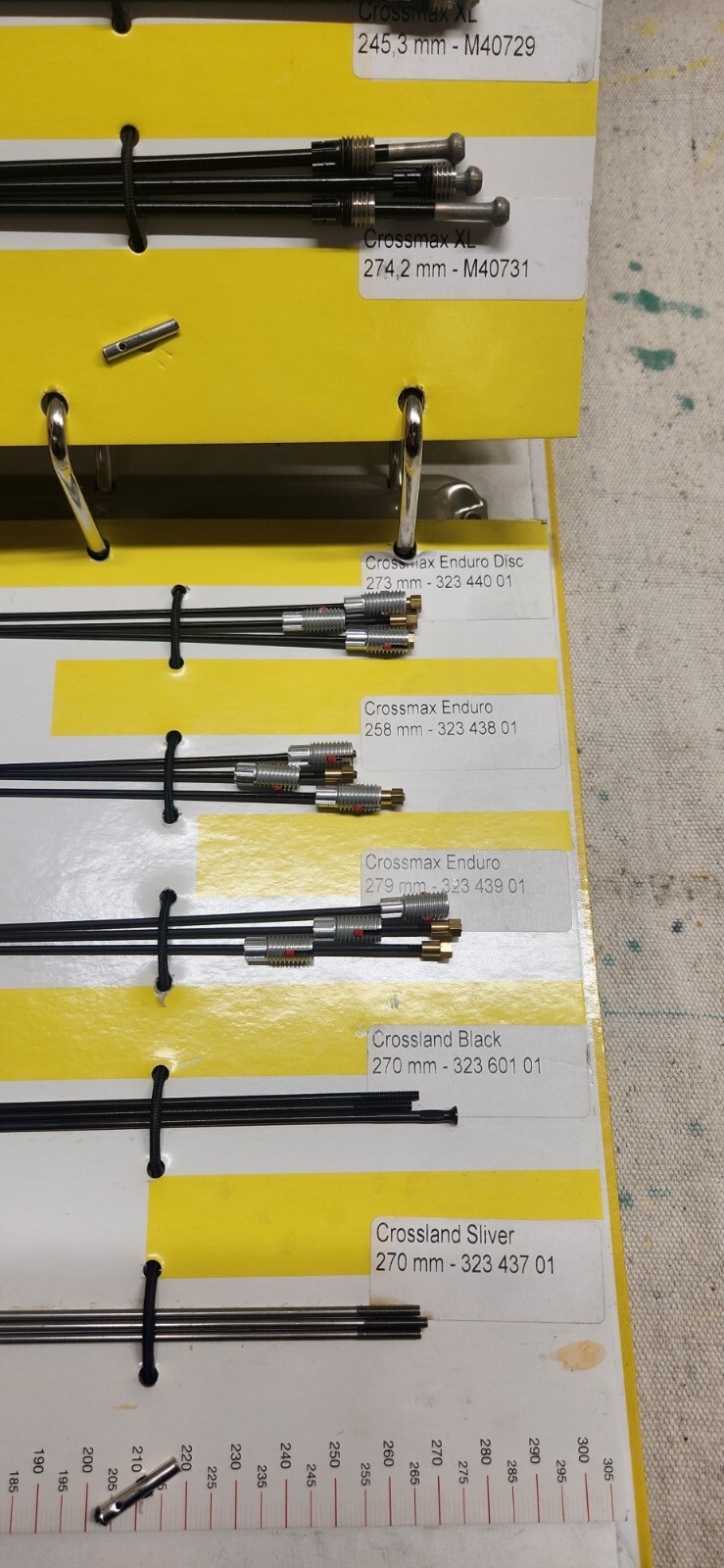 Mavic MTB spokes – Assorted Spokes Model and Sizes – New