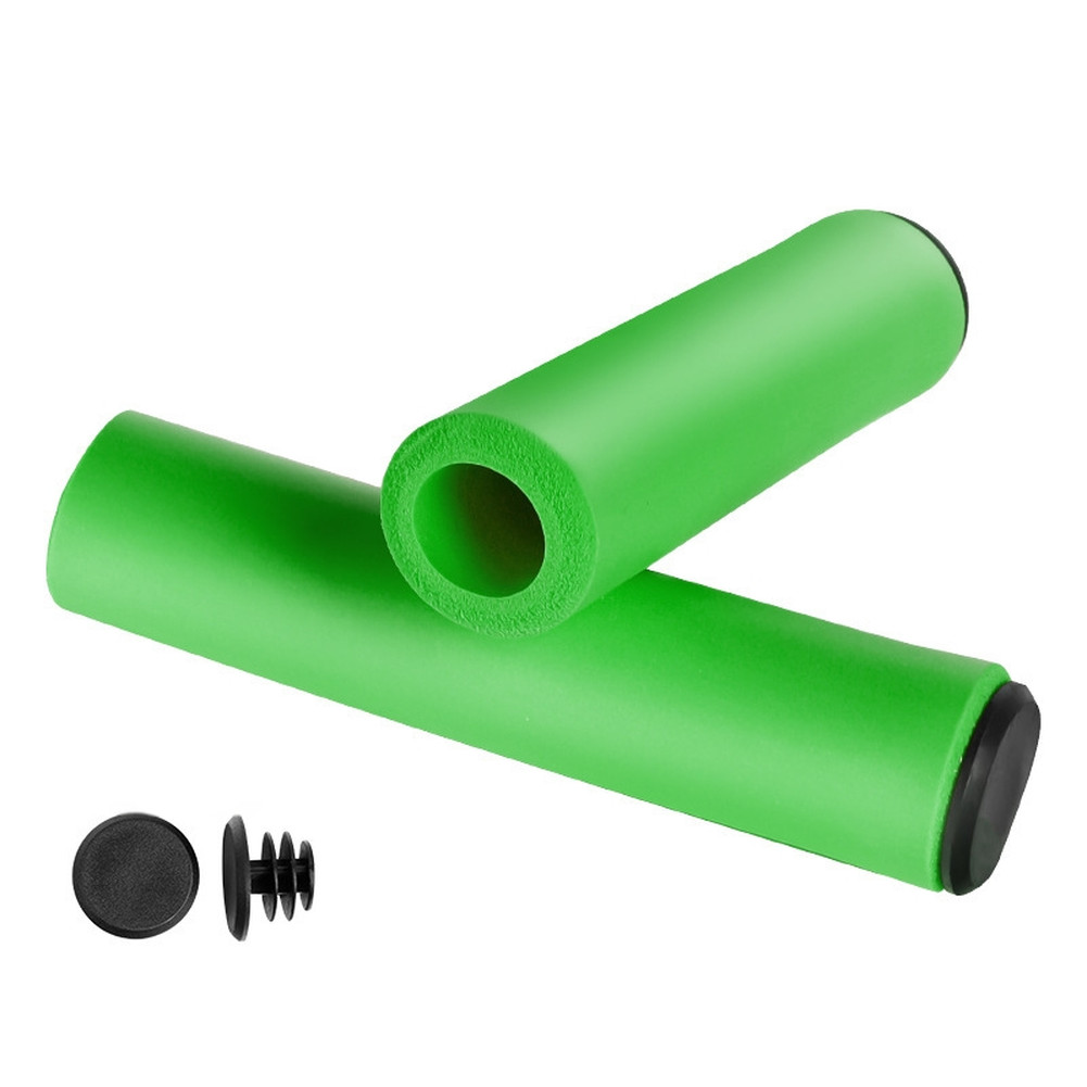 Silicone Bicycle Handle Grips 12.5 x 3 cm Non Slip for All Terrain Use