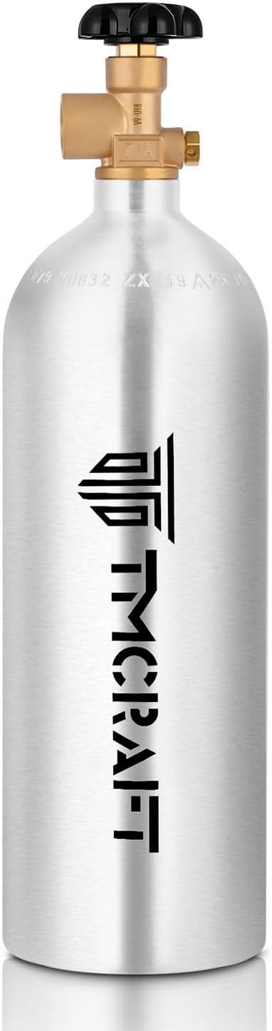 TMCRAFT 22 Cu.Ft Nitrogen Cylinder High-Strength Aluminum Alloy Inert Gas Tank