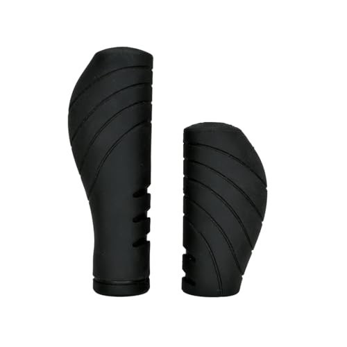 Bicycle Handlebar Grips Ergonomic Recycled 132mm 92mm for Twist Shifters Lock-On