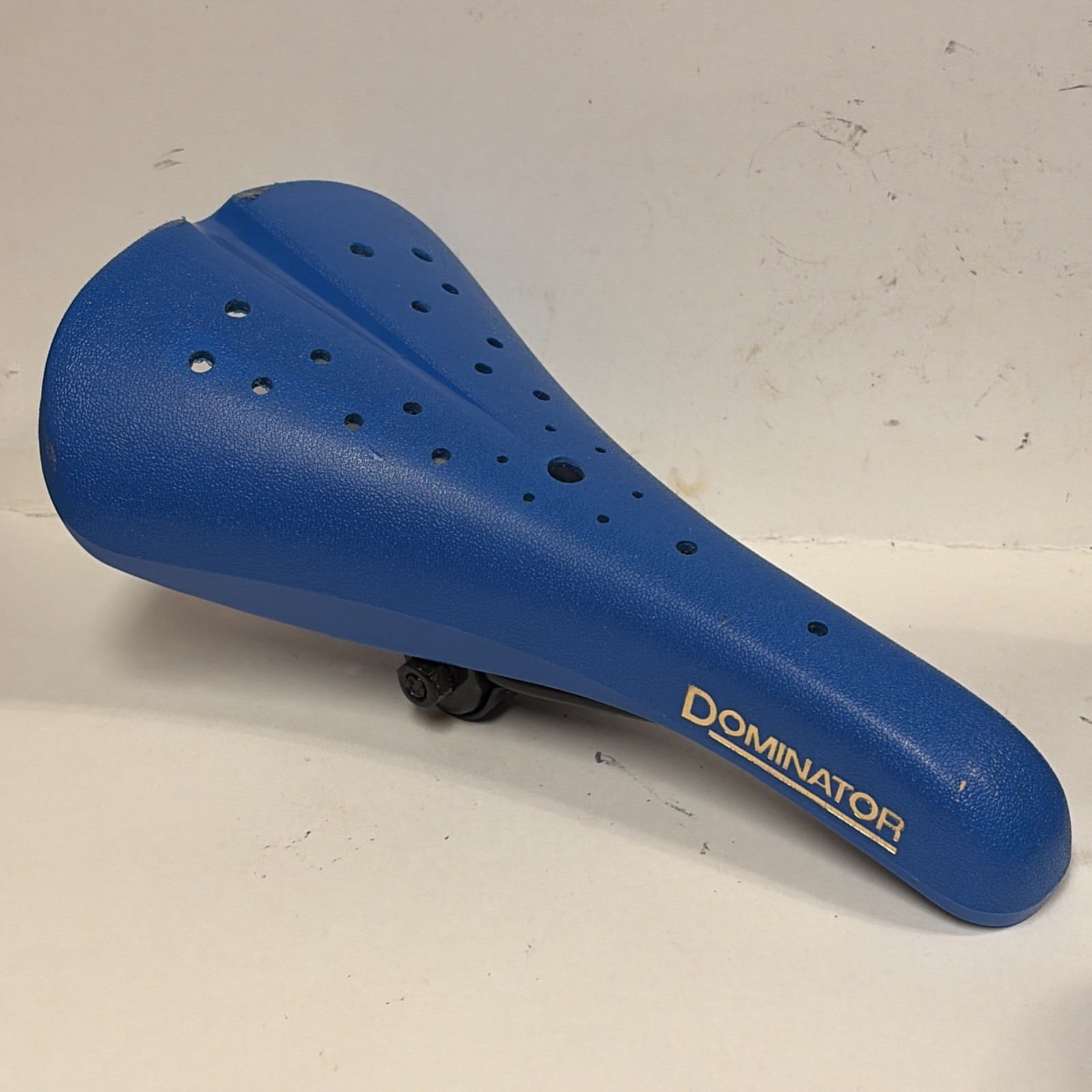BLUE Viscount Dominator BMX Bicycle Seat Old School Hard Shell saddle A74