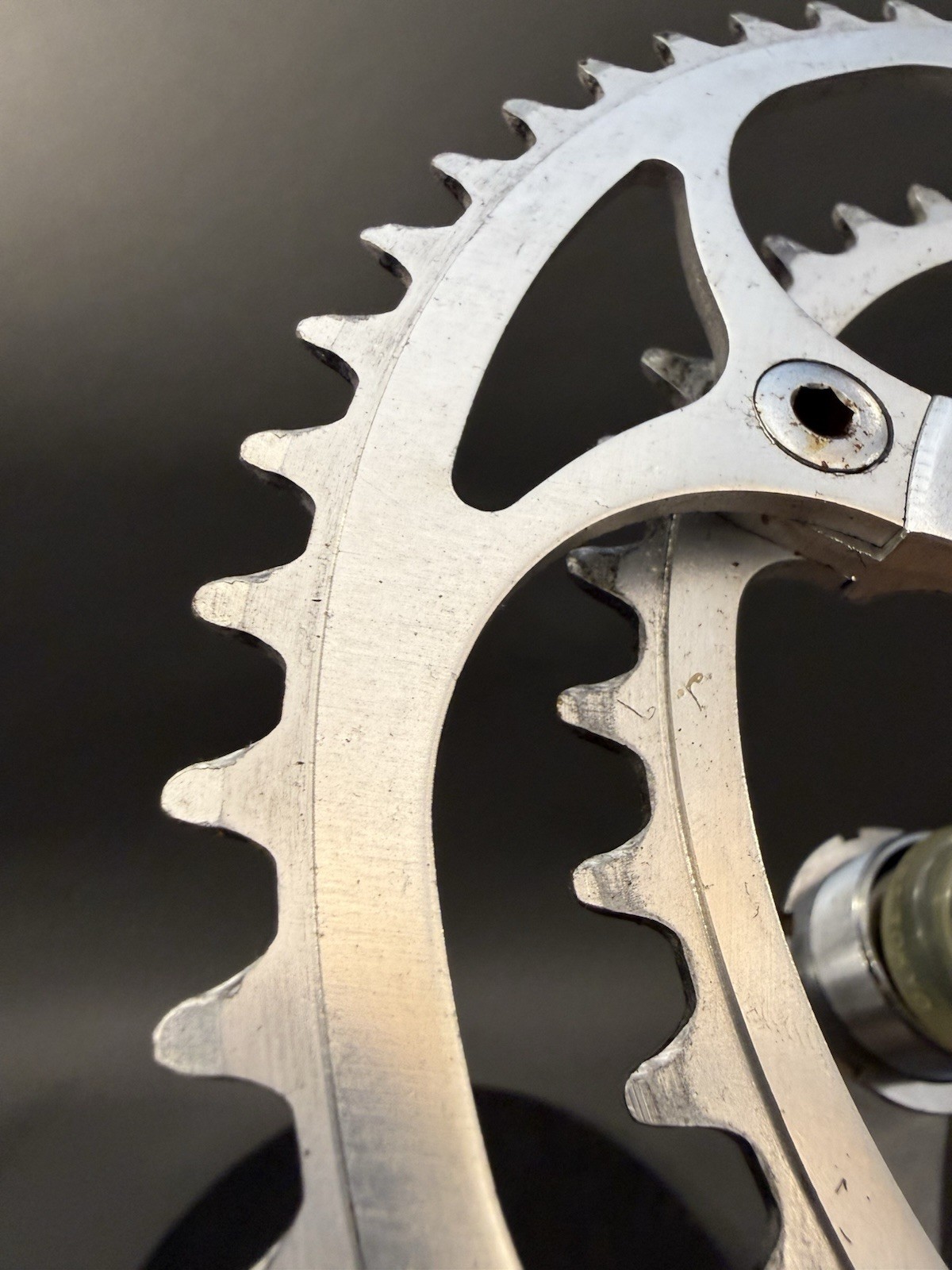 Shimano 600 Arabesque Crankset 170 Vintage Old School Square Taper Cranks 39/52