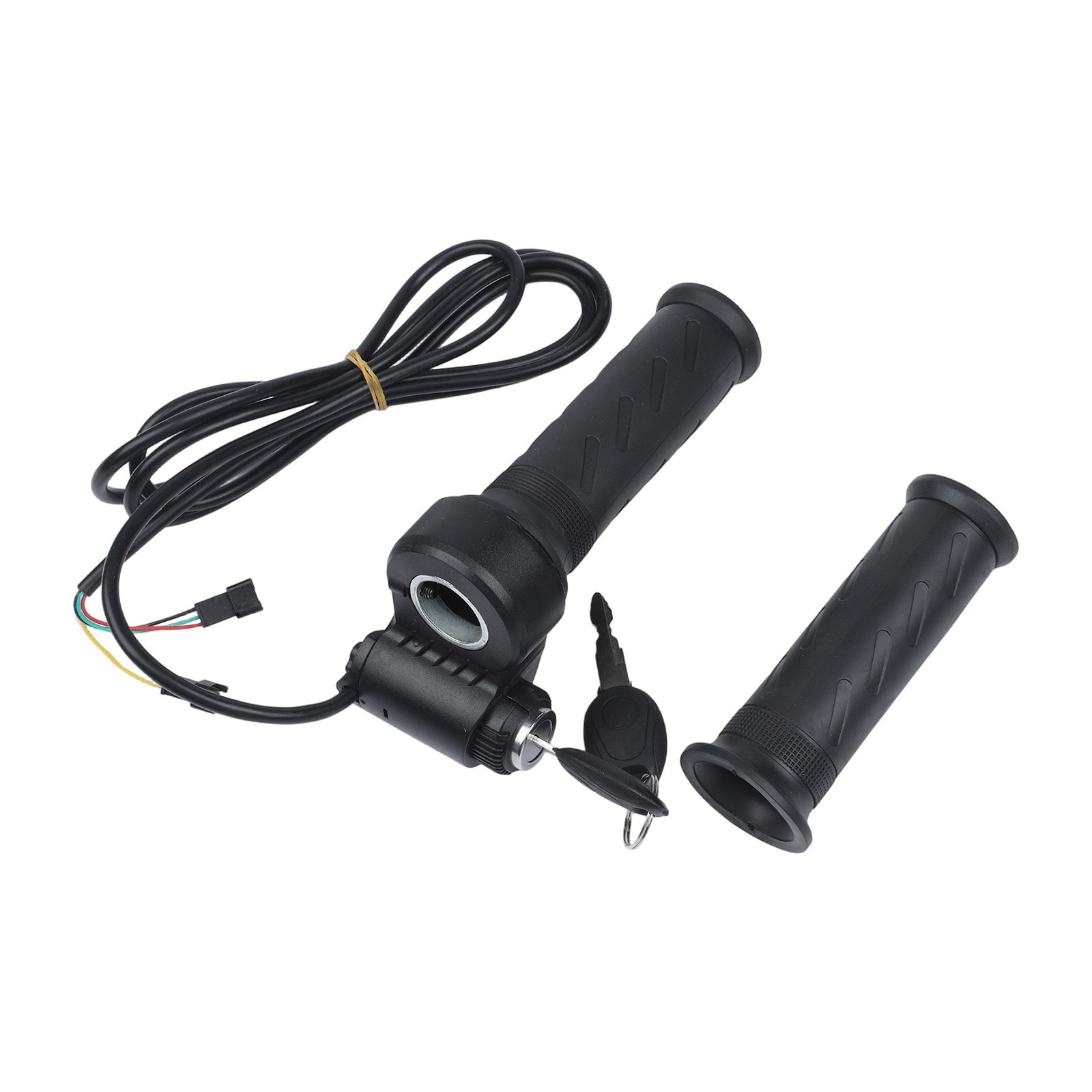 5Pin Throttle Handlebar Pair with for Power Lock for EBike 24V 72V Voltage