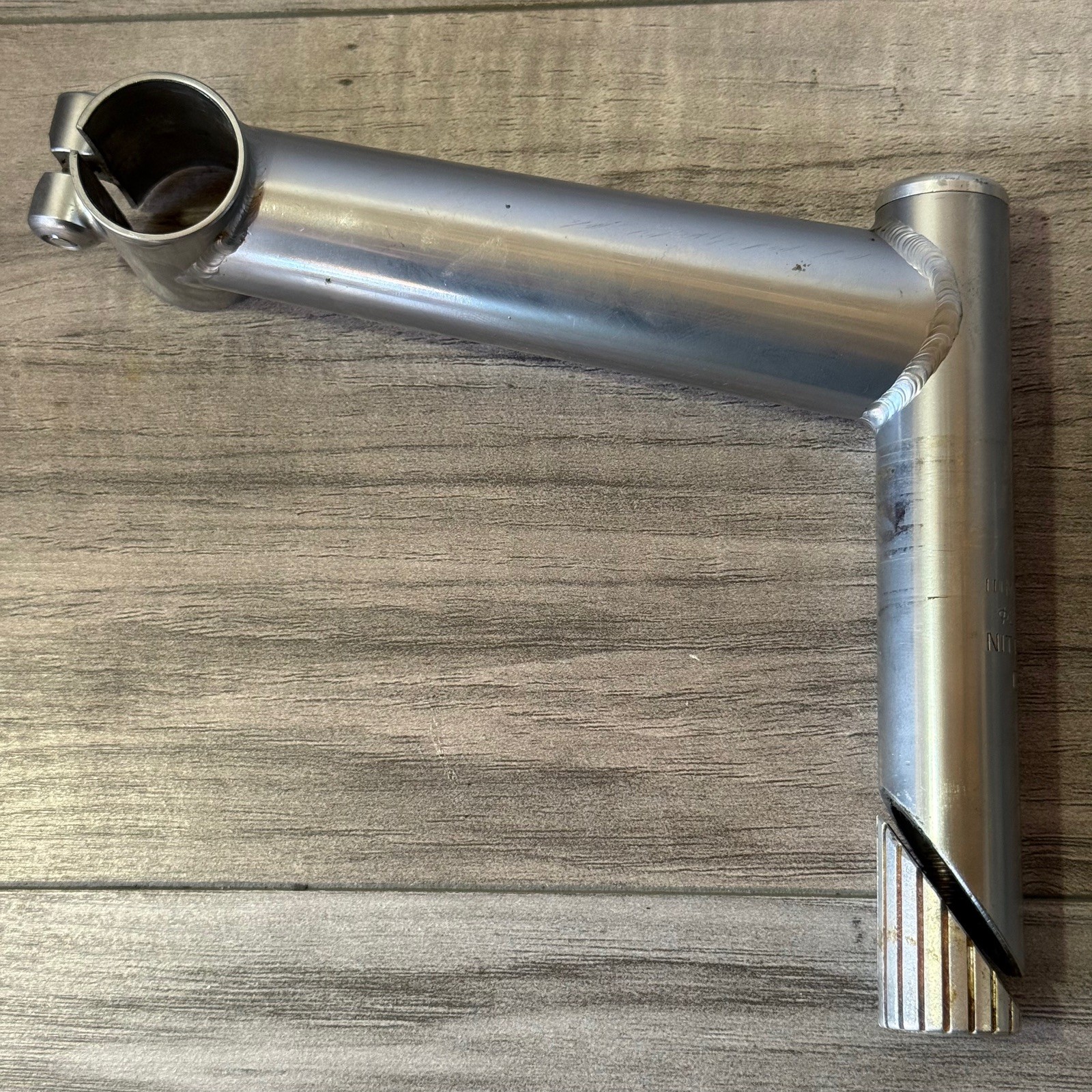 1992 Ritchey Force Quill MTB Stem 1-inch 135 10 Degree 25.4 Silver Nitto CLEAN