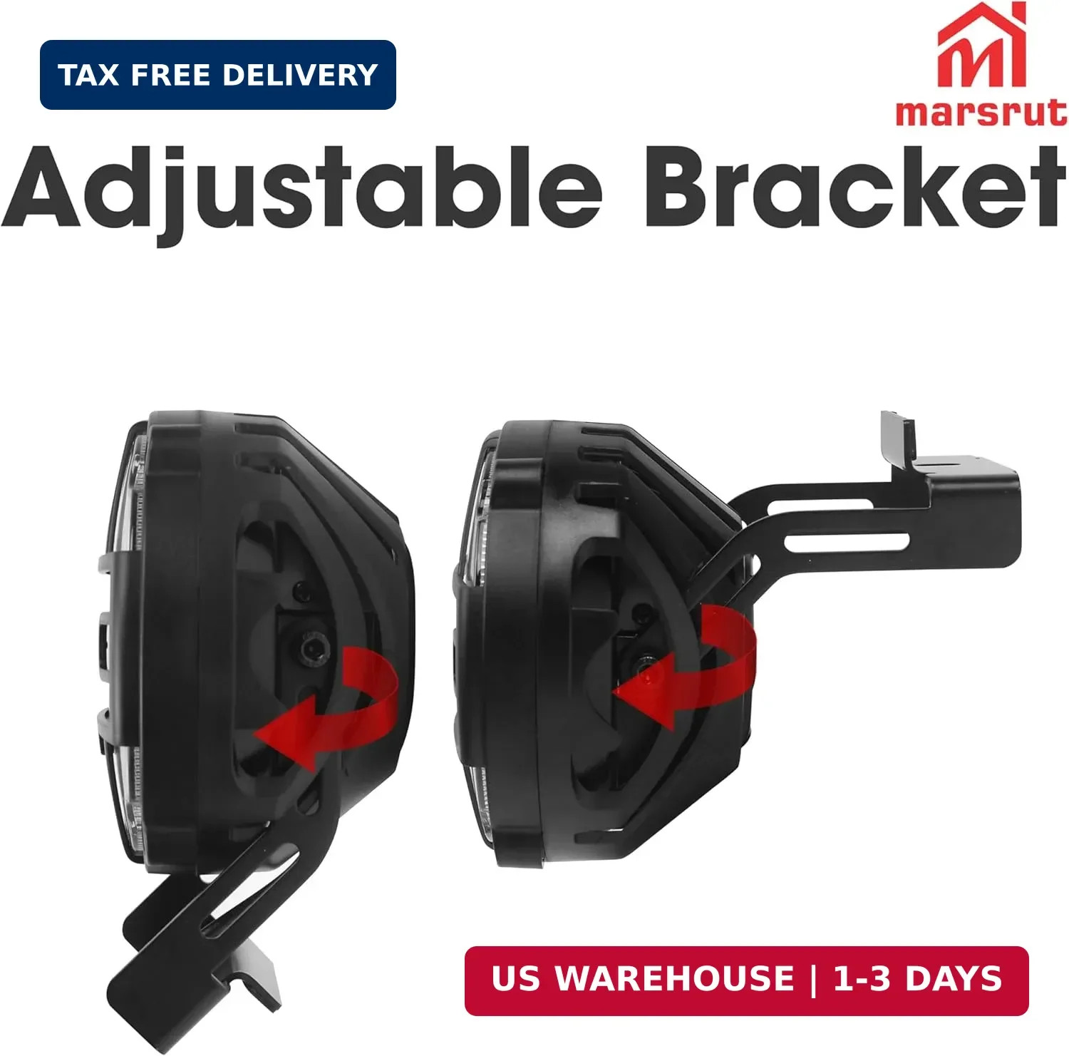 Marsrut EBike Headlight, E Bike Front Light for 3 Pin Electric Bike Bicycle, Wat
