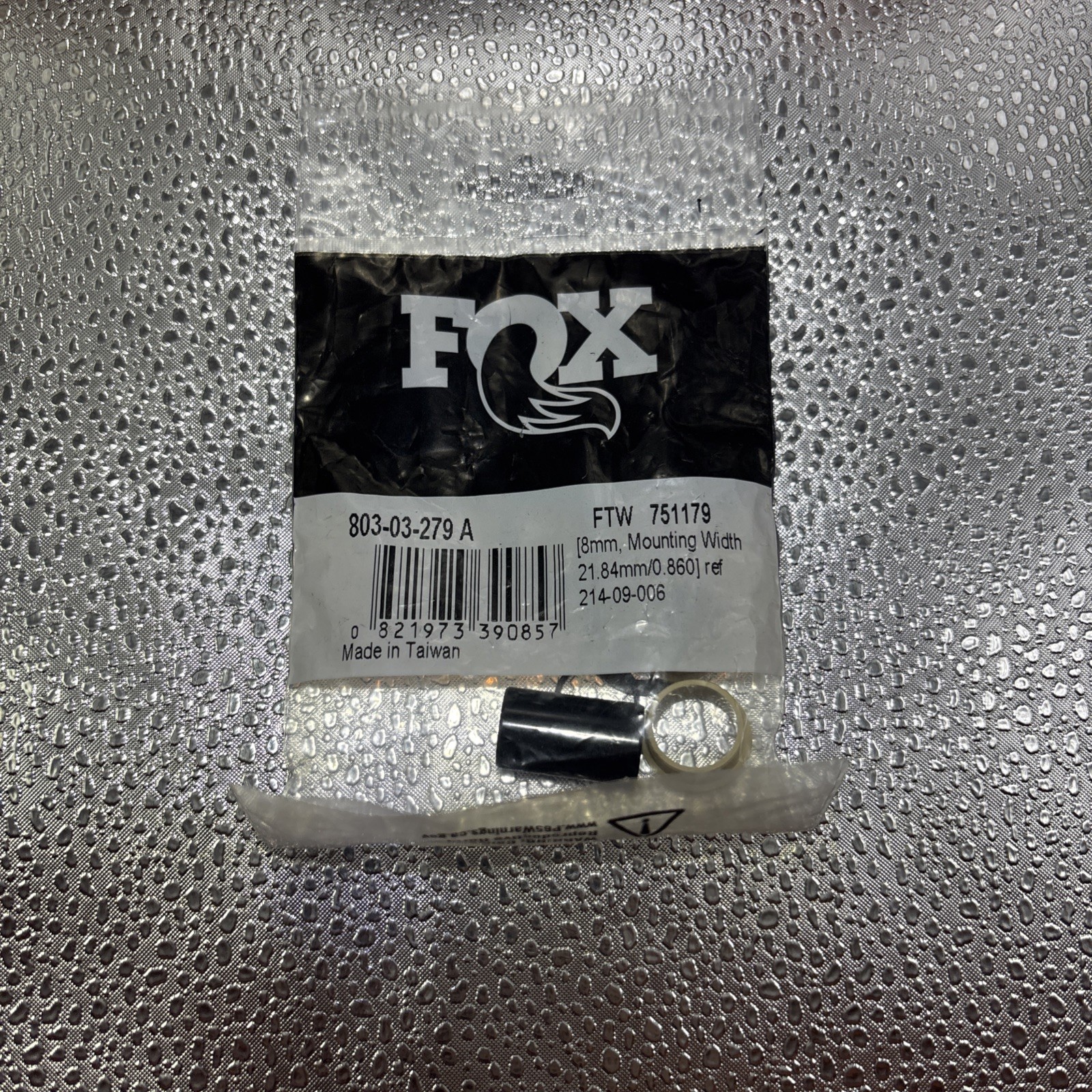 Fox Shox Shock Mount Hardware w/ Crush Washer, M8x21.84mm 803-03-279