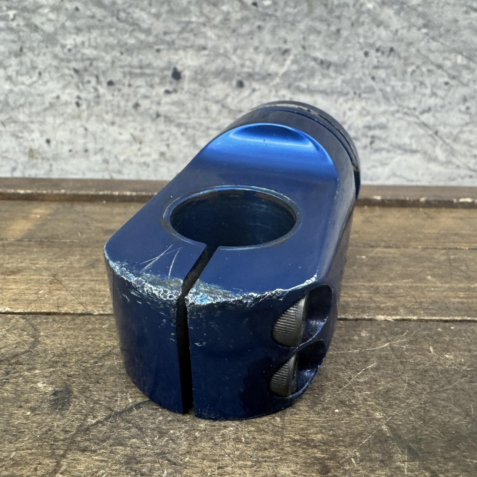 Vintage GT BMX Threadless Stem Blue Made In USA 1 1/8 Old School 1990s OG