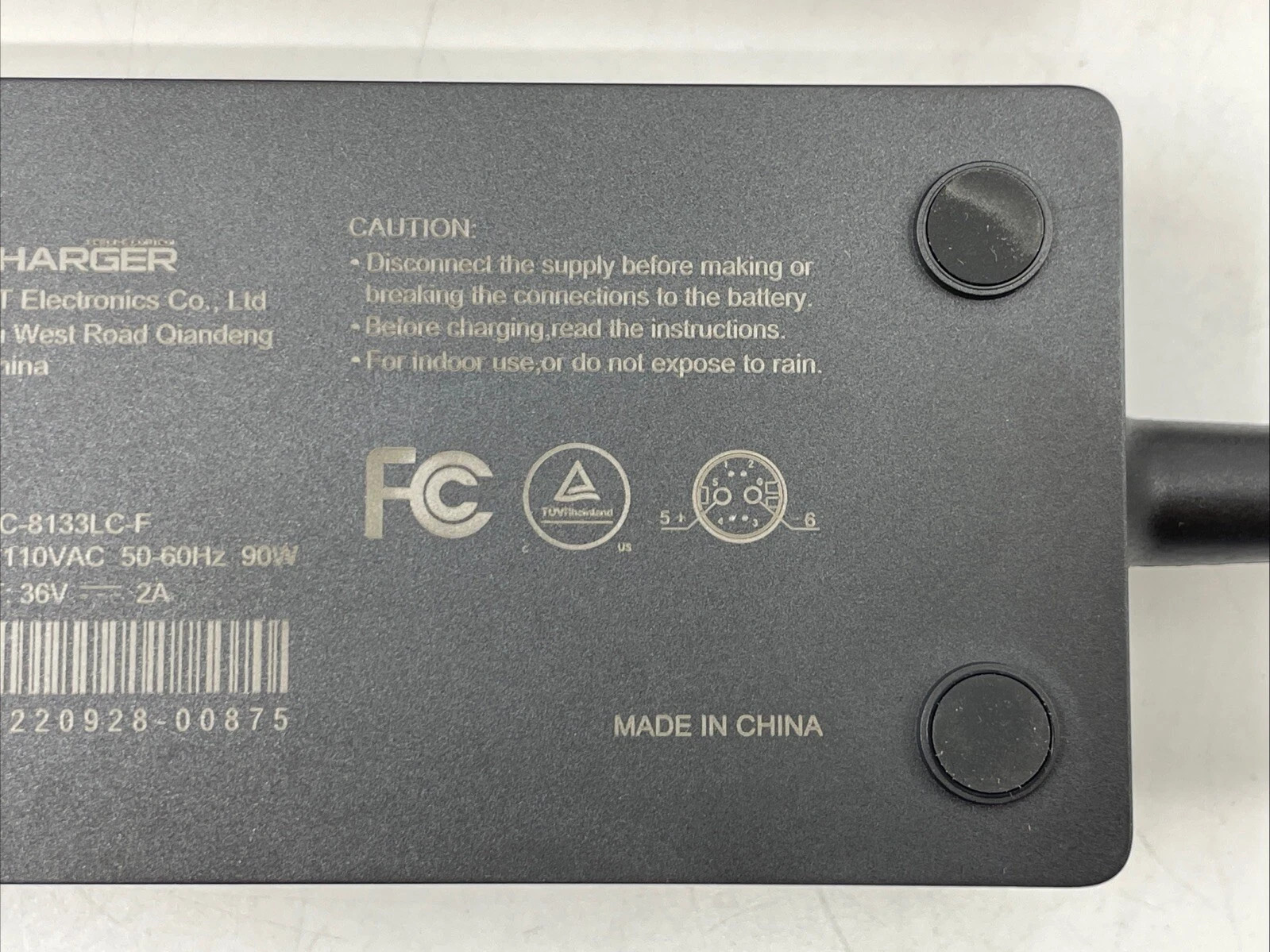FAZUA STC-8133LC-F 2amp eBike Charger USA Canada Cervelo Pinarello Pivot Trek