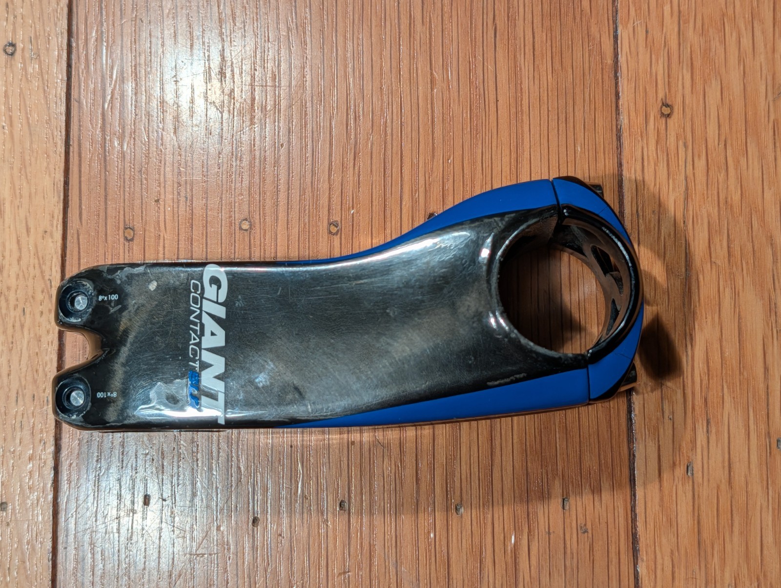 Giant Contact SLR Carbon Stem + top cap, 8° x 100 mm x 31.8, road or mtb bike