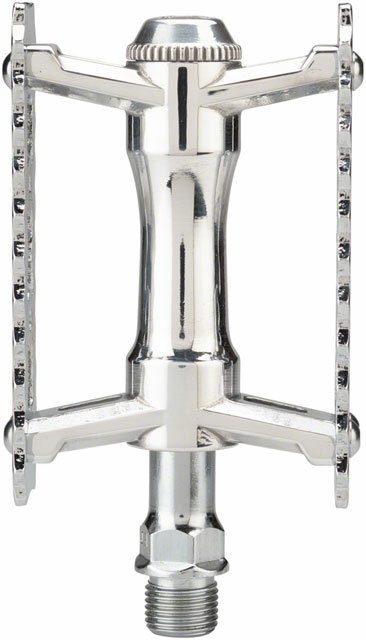 MKS Sylvan Touring Next Pedals – Platform, Aluminum, 9/16″, Silver