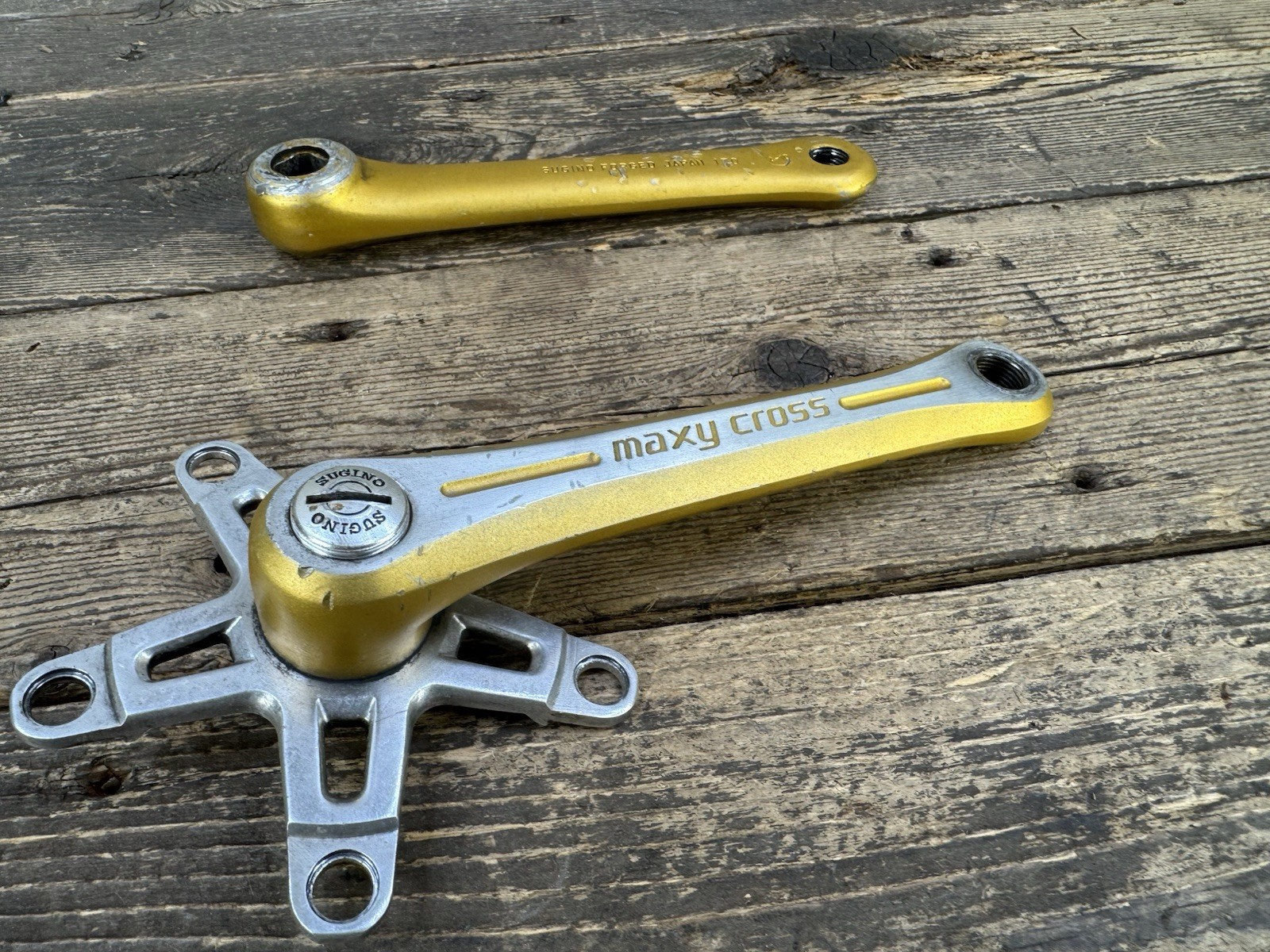 Sugino Maxy Cross 170 Crank Arms 110 Bmx Gold