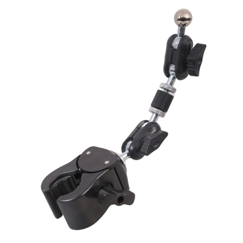 Greatest 40mm Opening Heavy Duty Clamp with 17mm Ball Head Adapters for Rod