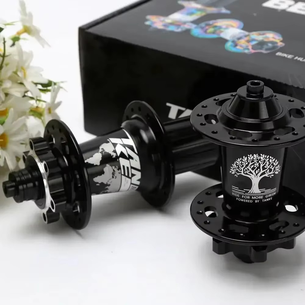 120 Click Hub 6 Bearing MTB Mountain Bike Front Rear Thru HG 28 32 36 Holes Disc