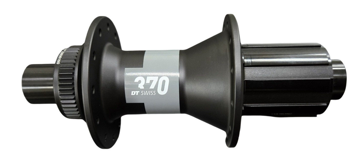 DT Swiss 370 Rear hub 24H Centerlock Disc brake 11S Road Ratchet LN 12mm 142mm