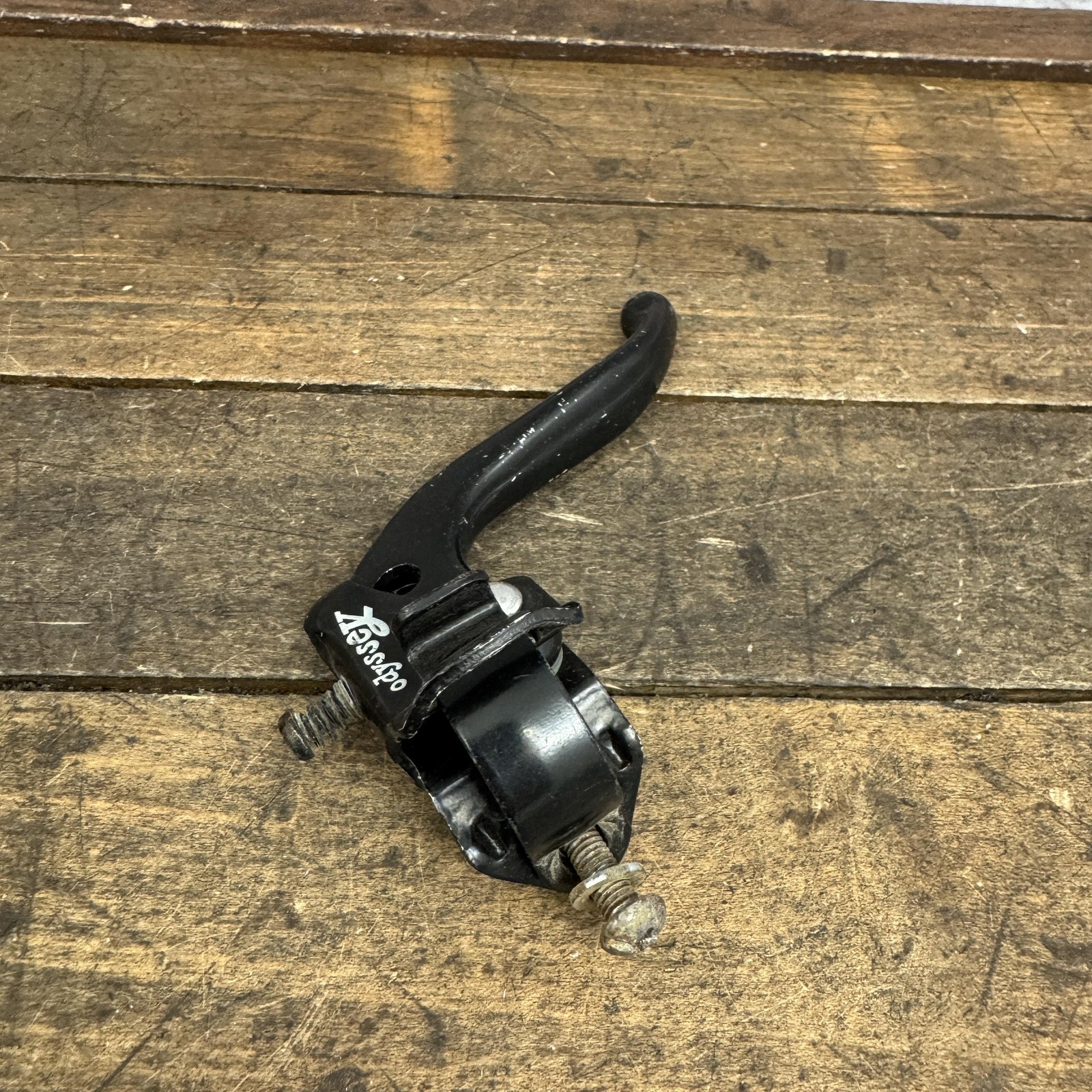Vintage Odyssey BMX Brake Lever Right Black 2-Finger 22.2mm Clamp BMX Alloy
