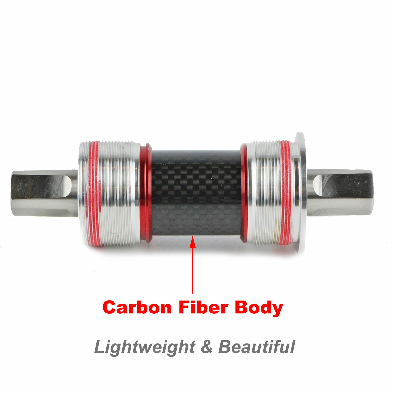 OMNI Racer Square Taper Titanium Bottom Bracket Campagnolo 70×115.5mm ITALIAN