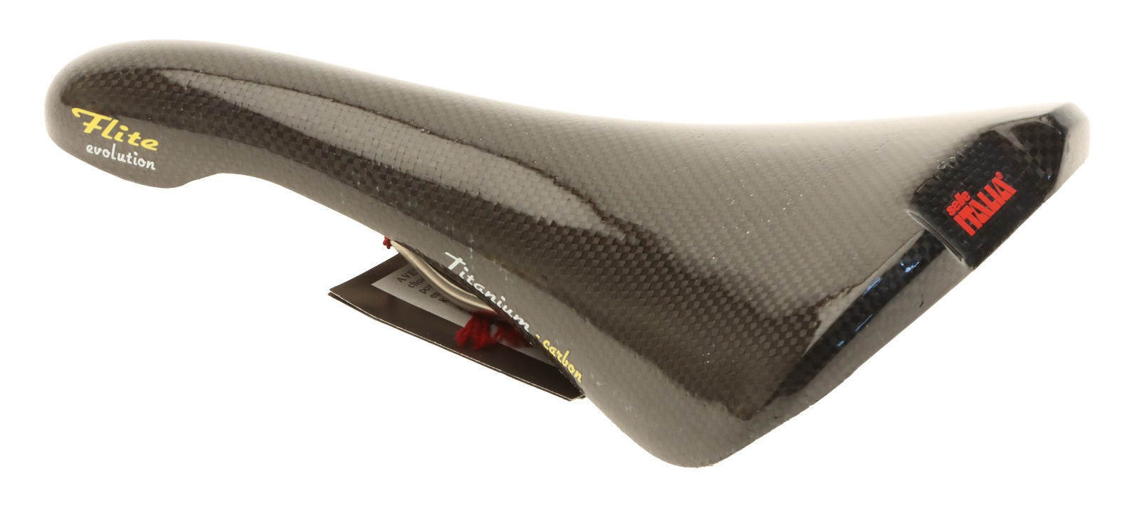 Selle Italia Flite Evolution Saddle Carbon Fiber Titanium Rail Black G2U