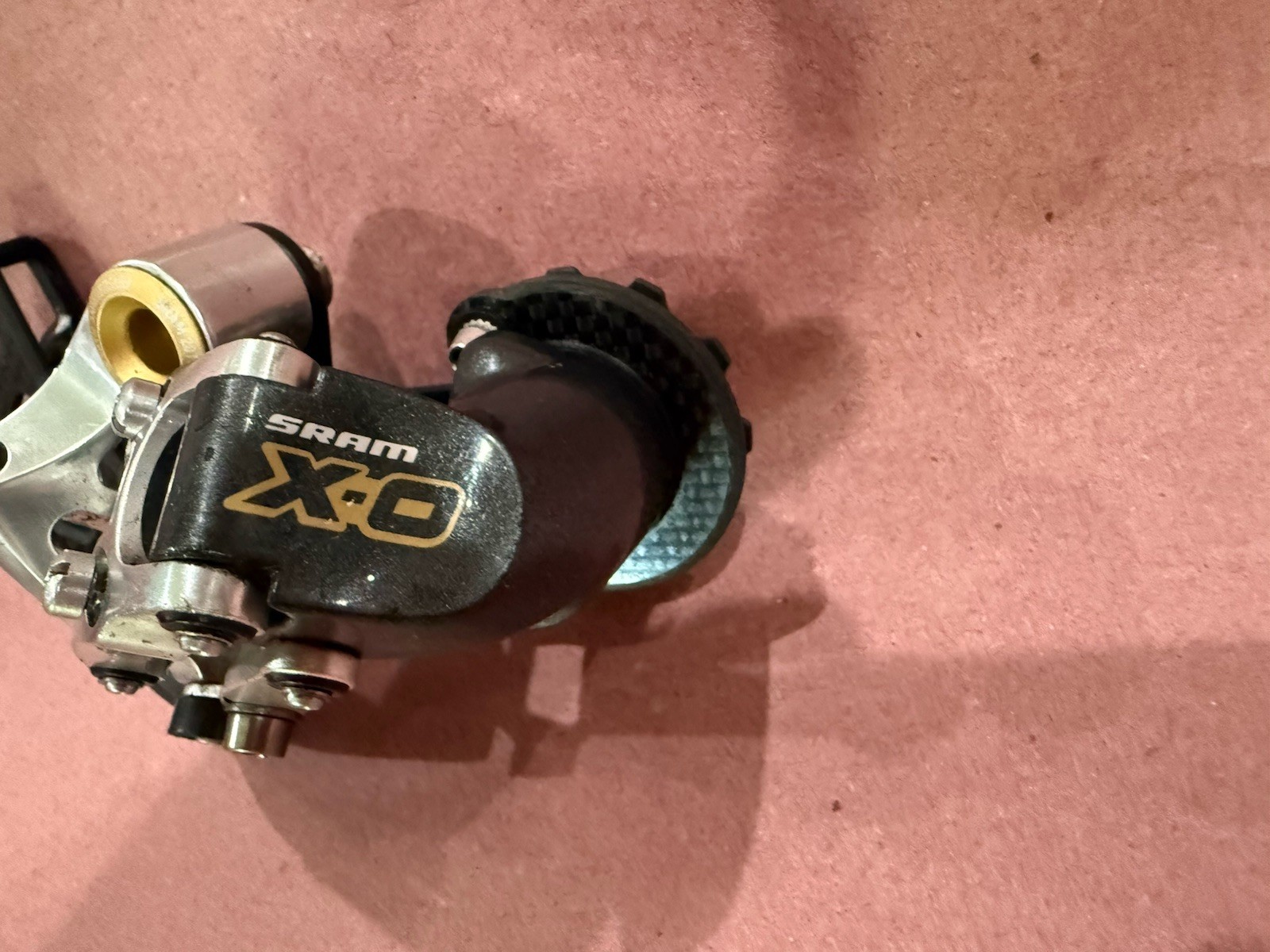 USED SRAM XO 20TH ANNIVERSARY GOLD EDITION VERY GOOD SHAPE REAR DERAILLEUR