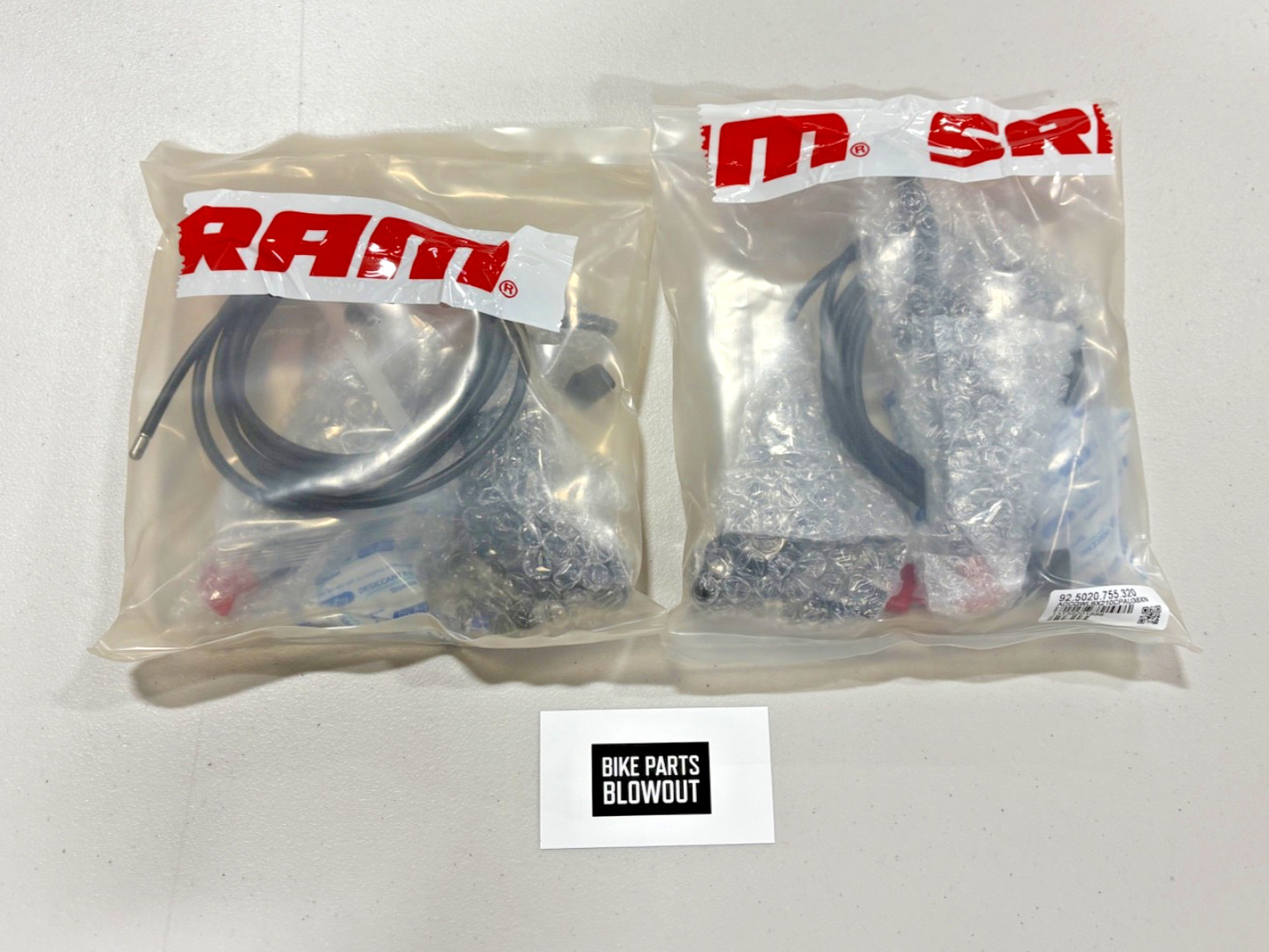 SRAM Code Silver Stealth Disc Brake and Lever. Front and Rear. No Brake Clamps
