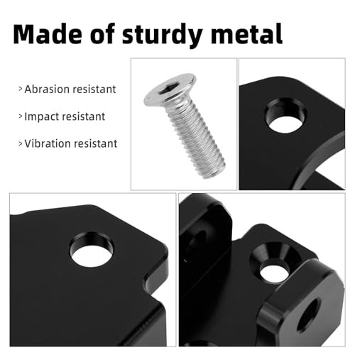 2pcs E-Dirt Bike Foot Pegs Bracket Holder, Dirt Bike Foot Pegs Pedal Bracket