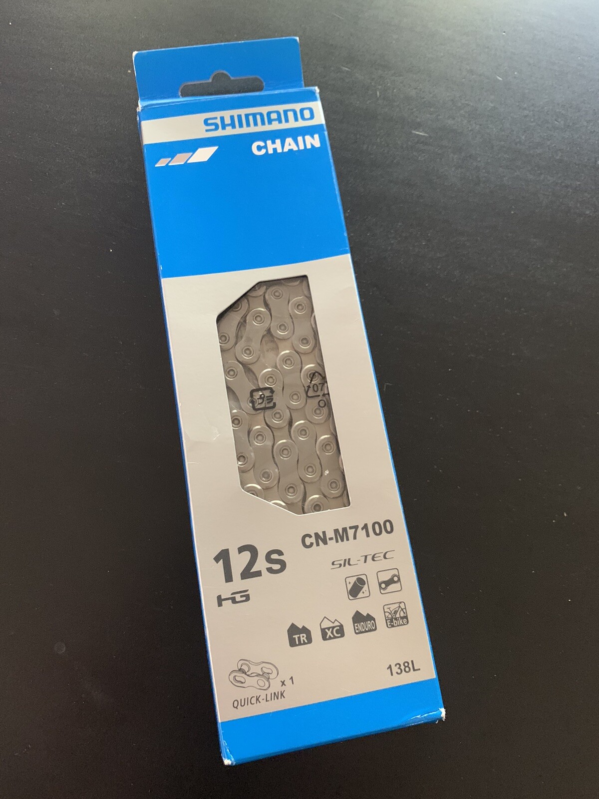 Shimano SLX CN-M7100 12-Speed MTB Bicycle Chain.