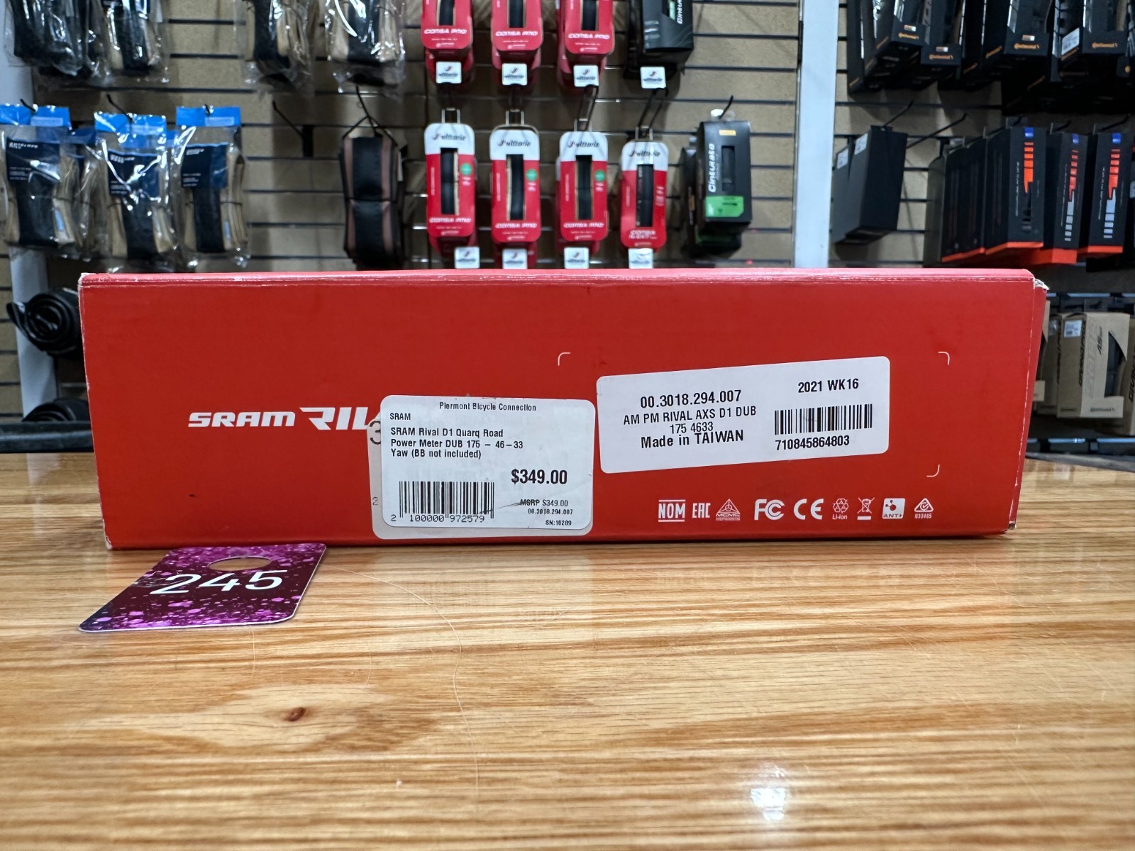 SRAM Rival D1 Quarq Road Power Meter DUB 175mm 46/33 (NO BB) #245