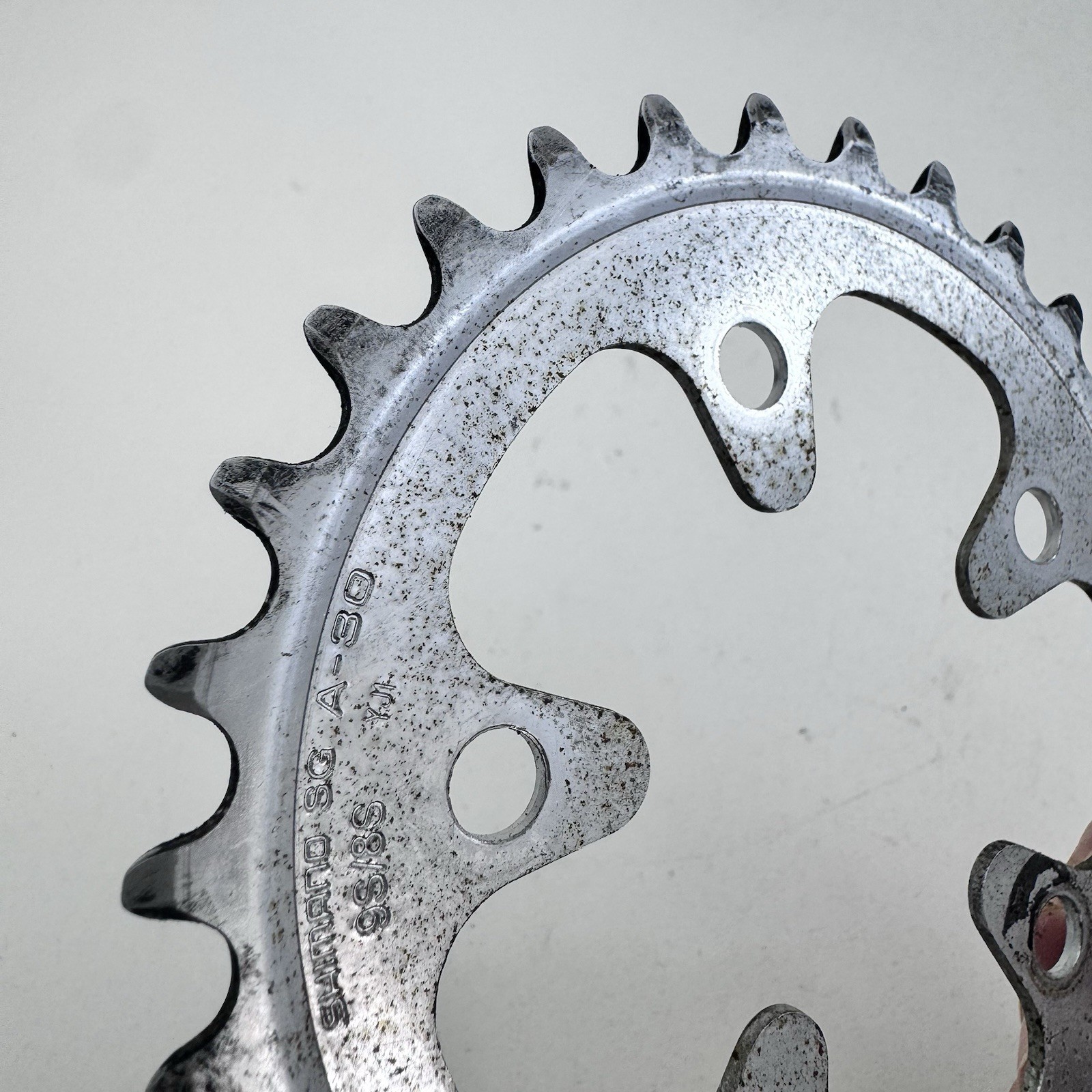 Vintage Shimano 30t Chainring 30 Tooth 74 BCD SG A-30 9S Steel SGA-30 Triple A25