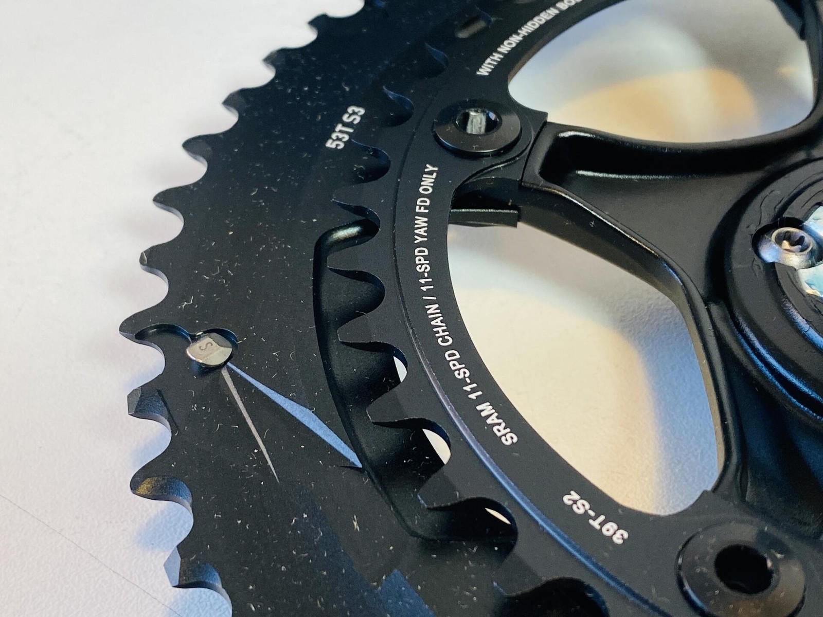 SRAM Force 22 Carbon Fiber 2x11s 172.5mm GXP Crankset 53/39t NOS w/o BB